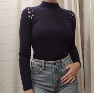 Navy Sweater by Hippie Rose